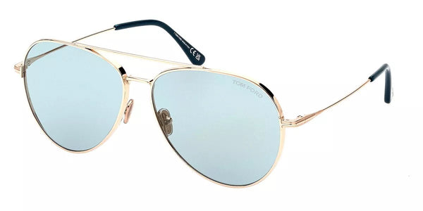 New Authentic Tom Ford Dashel FT0996-28X-62 Aviator Sunglasses