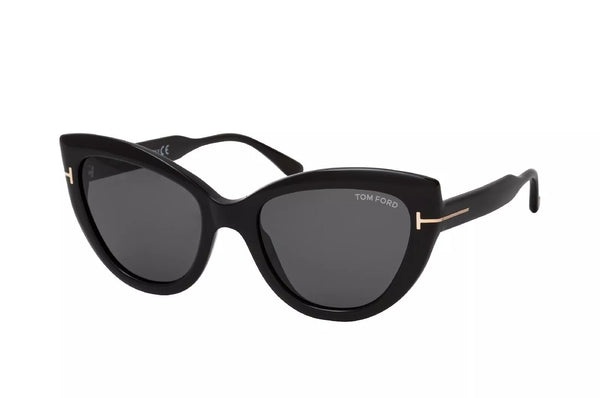 Tom Ford Anya FT0762/5 01A Cat Eye Sunglasses