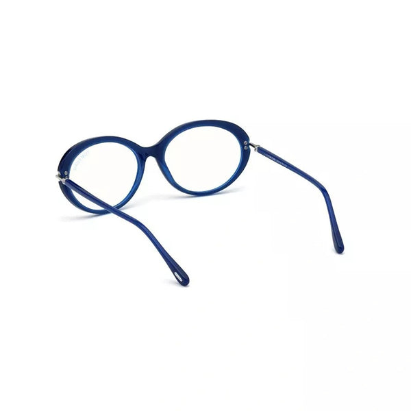 TOM FORD FT5675-B-090 Shiny Blue Women Eyeglasses