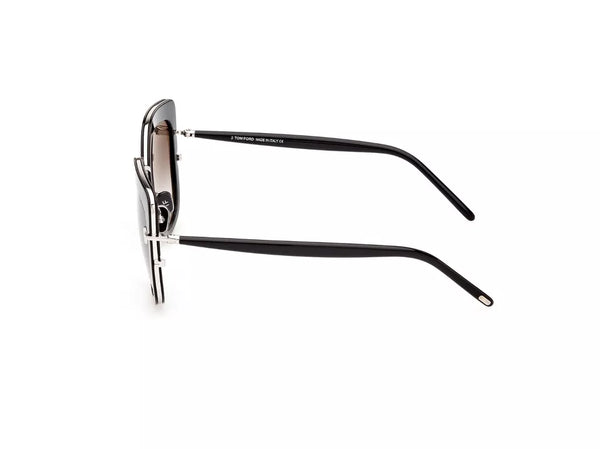 Tom Ford Virginia FT0945-05B-55 Butterfly Sunglasses