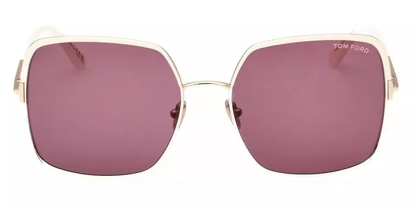 New Authentic Tom Ford Brianna FT100615 327-60 Butterfly Sunglasses