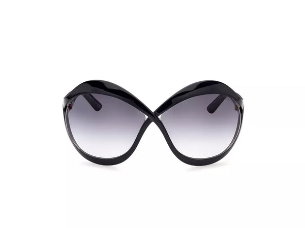 Tom Ford Carine FT0902-01B-71 Oversized Sunglasses