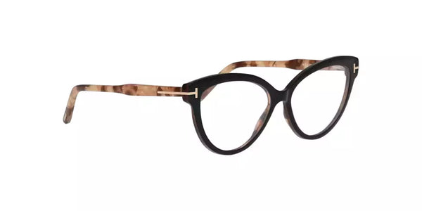 Tom Ford FT5763-B-005-56 Cat Eye Eyeglasses