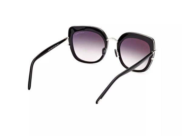 New Authentic Tom Ford Virginia FT0945-05B-55 Butterfly Sunglasses