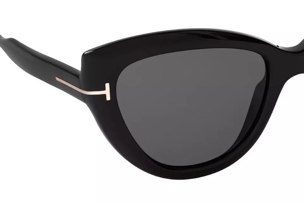 Tom Ford Anya FT0762/5 01A Cat Eye Sunglasses