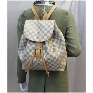 Louis Vuitton Sperone Backpack in Damier Azur Canvas | Mint Condition
