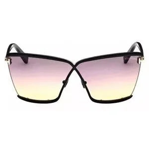 New Authentic Tom Ford Elle FT0936-01B-71 Square Sunglasses