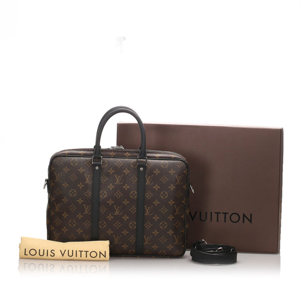 Louis Vuitton Monogram Macassar Porte-Documents Jour