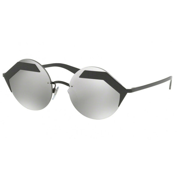 Bvlgari Round Women's Sunglasses W/Grey Silver Lens BV6089-1286G-55
