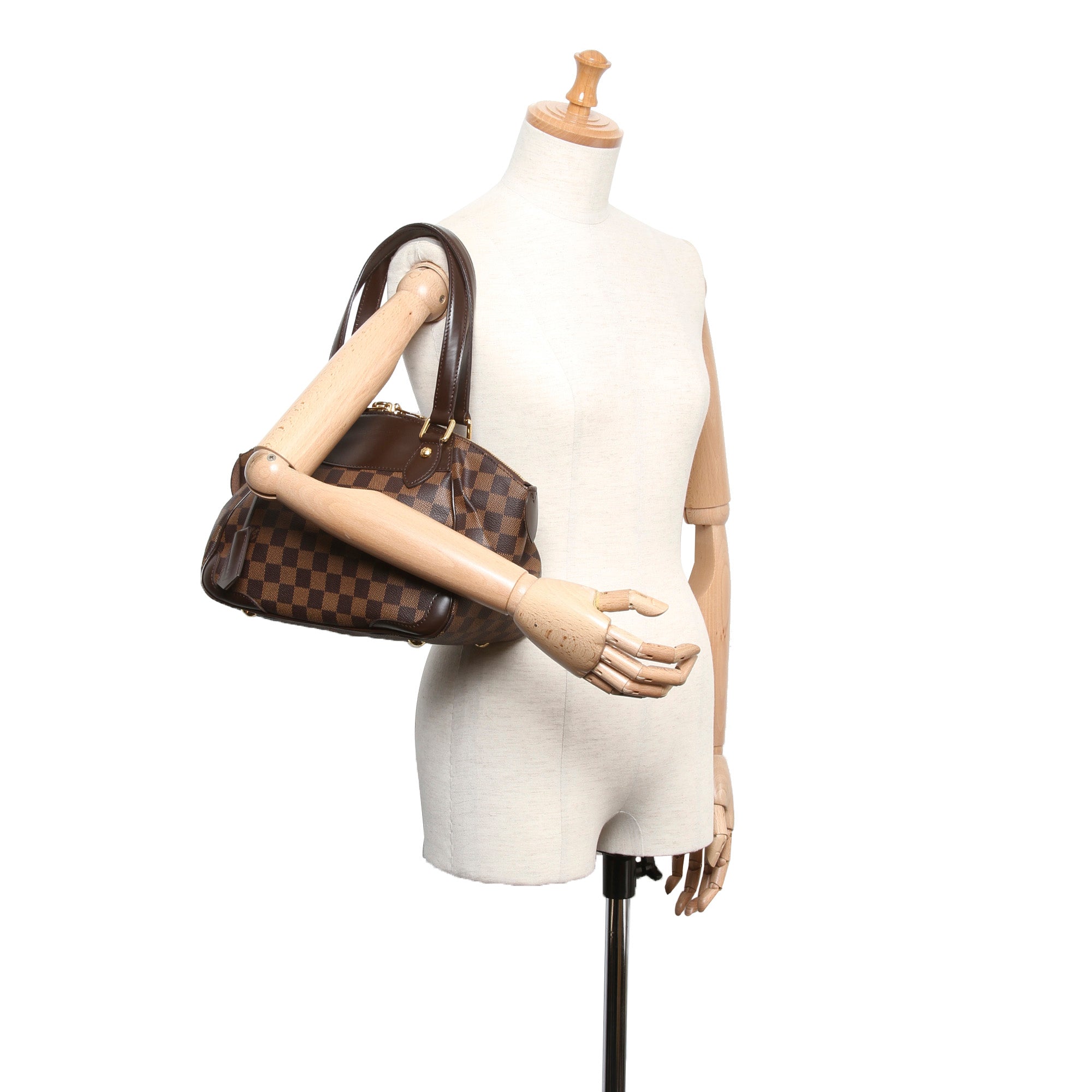 Louis Vuitton Verona PM Damier Ebene Canvas Handbag 