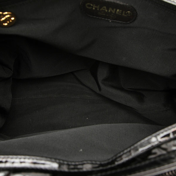 Chanel CC Patent Leather Shoulder Bag