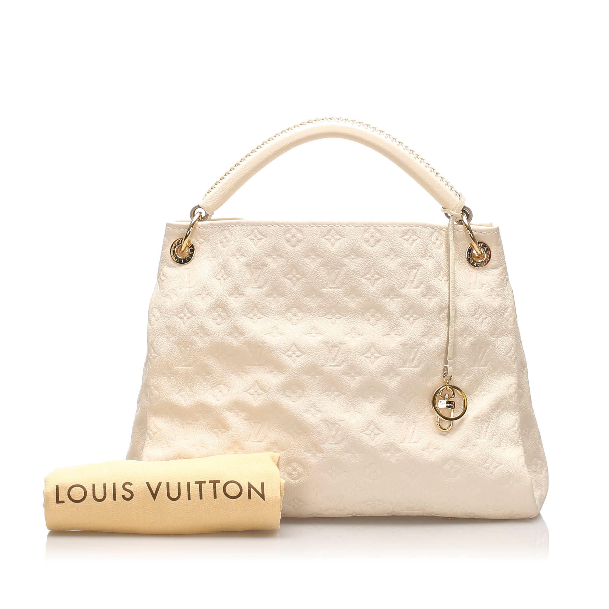 Louis Vuitton White Monogram Empreinte Leather Artsy MM Tote Bag