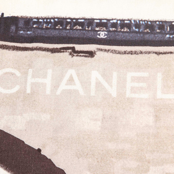 Chanel Printed Silk Scarf