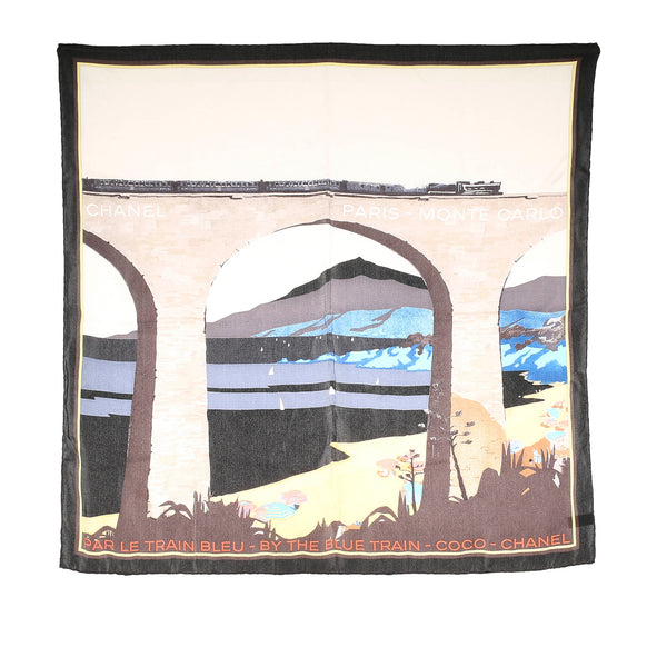 Chanel Printed Silk Scarf