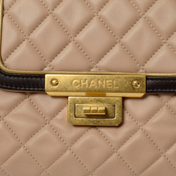 Chanel Accordion Matelasse Reissue Lambskin Leather Shoulder Bag