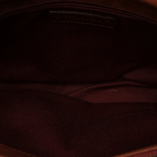 Chanel CC Chevron Leather Shoulder Bag
