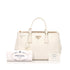Prada Saffiano Galleria Double Zip Handbag