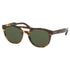 Prada Square Unisex Sunglasses Havana With Green Lens