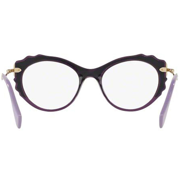 MiuMiu Cat Eye Women Eyeglasses Violet w/Demo Lens MU01PV-USV1O1-52