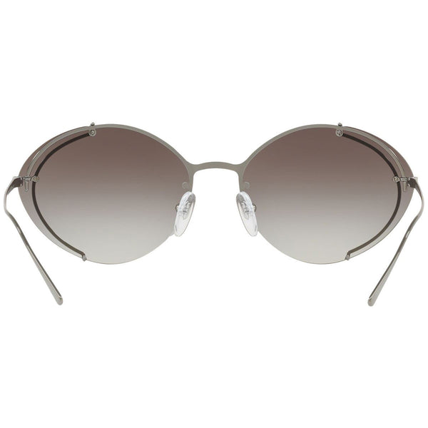 Prada Oval Women's Sunglasses w/Mirrored Lens PR60US-5AV5O0-63