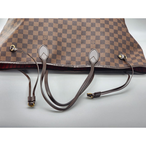Louis Vuitton Neverfull GM Tote (with Pochette) in Damier Ebene | Mint Condition