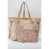 Louis Vuitton Neverfull Tahitienne MM Tote (with Pochette) in Damier Azur Canvas
