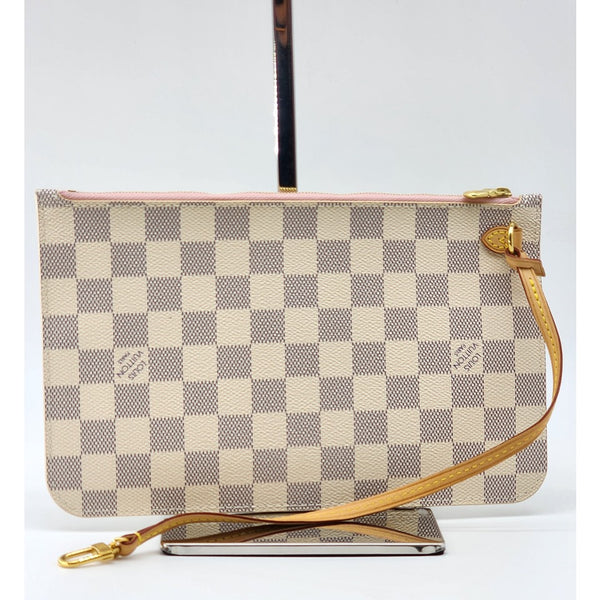 Louis Vuitton Neverfull GM Pochette in Damier Azur Canvas | Like New Condition