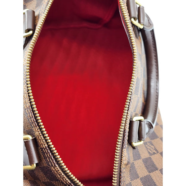Louis Vuitton Speedy 30 Damier Ebene Canvas Tote in Mint Condition