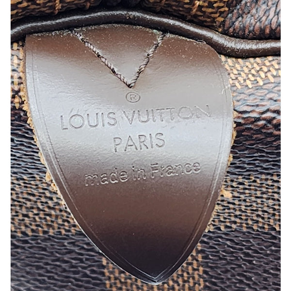 Louis Vuitton Speedy 30 Damier Ebene Canvas Tote in Mint Condition