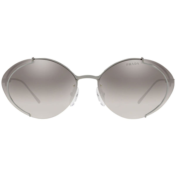 Prada Oval Women's Sunglasses w/Mirrored Lens PR60US-5AV5O0-63