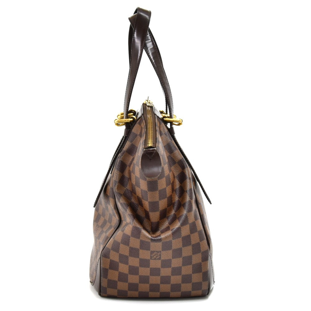 Authentic Louis Vuitton Verona Shoulder Bag GM Brown Canvas