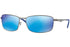 Ray-Ban Men's Grey Polarized Sunglasses RB3498 029/9R