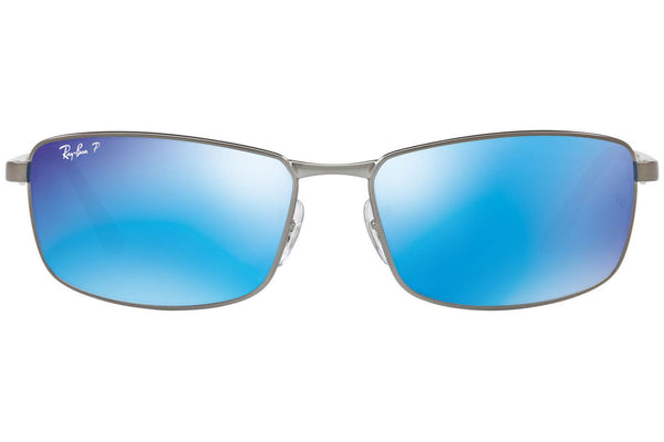 Ray-Ban Men's Grey Polarized Sunglasses RB3498 029/9R