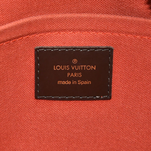 Louis Vuitton Ribera MM Ebene Damier Canvas Handbag