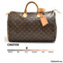 Louis Vuitton Speedy 40 Monogram Canvas Handbag LV Purse