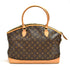 Louis Vuitton Lockit GM Monogram Canvas Shoulder Bag LV purse