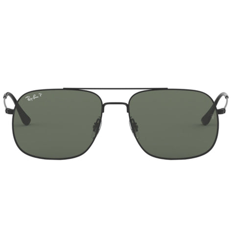 Ray Ban Unisex Sunglasses w/Dark Green Polarized Lens RB3595 9014/9A