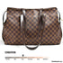 Louis Vuitton Chelsea Ebene Damier Canvas Large Shoulder Bag