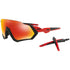 Oakley Flight Jacket Men's Sunglasses Ruby Polarized Lens OO9401 08