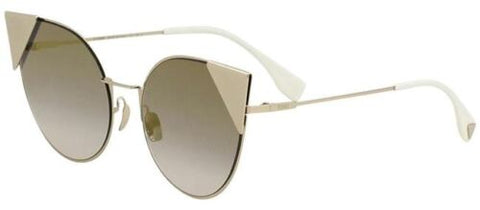 Fendi FF0191/S ROSE GOLD Cat-Eye Gradient Lens Sunglasses For Women