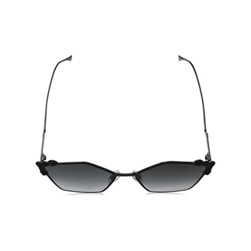 Fendi FF0261/S 205 BLACK with Grey lens Pentagon Sunglasses For Women