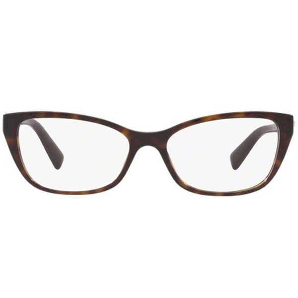 Versace Cat Eye Women's Eyeglasses Dark Havana VE3249 108/52