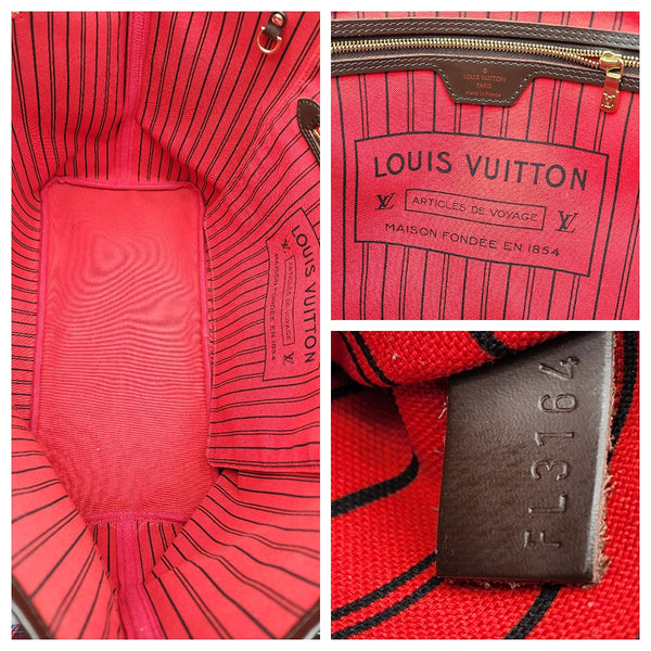Louis Vuitton Neverfull GM Tote in Damier Ebene | Mint Condition