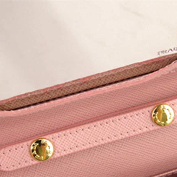 Prada Saffiano Leather Wallet on Strap