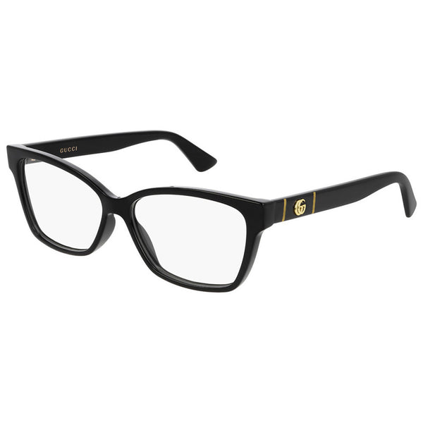 Gucci Cat Eye Women's Eyeglasses Black W/Demo Lens GG0634O 001