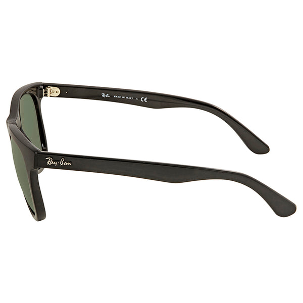RayBan Square Unisex Sunglasses Black w/Green Lens RB4184 601/71