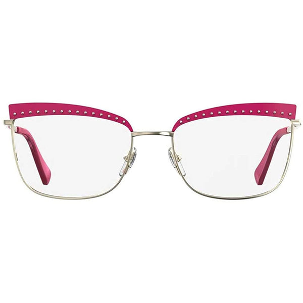 MOSCHINO MOS531 Eyeglasses Fuchsia Frame Clear Lens 55 mm