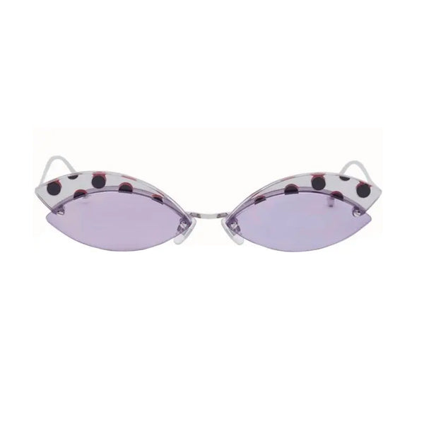 Fendi Sunglasses Women's FF-0370S-789-UR Fashion 58mm Silver Sunglasses