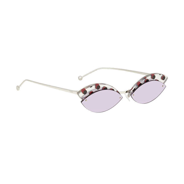 Fendi Sunglasses Women's FF-0370S-789-UR Fashion 58mm Silver Sunglasses