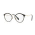 Miu Miu MU52QV 1AB1O1 Shiny Black Gold Grey / Demo Lens Eyeglasses